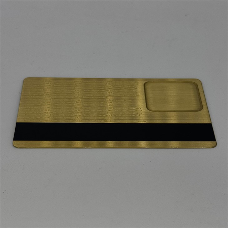 Gold Metal Card