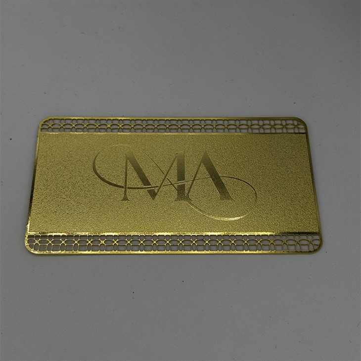 Gold Metal Card